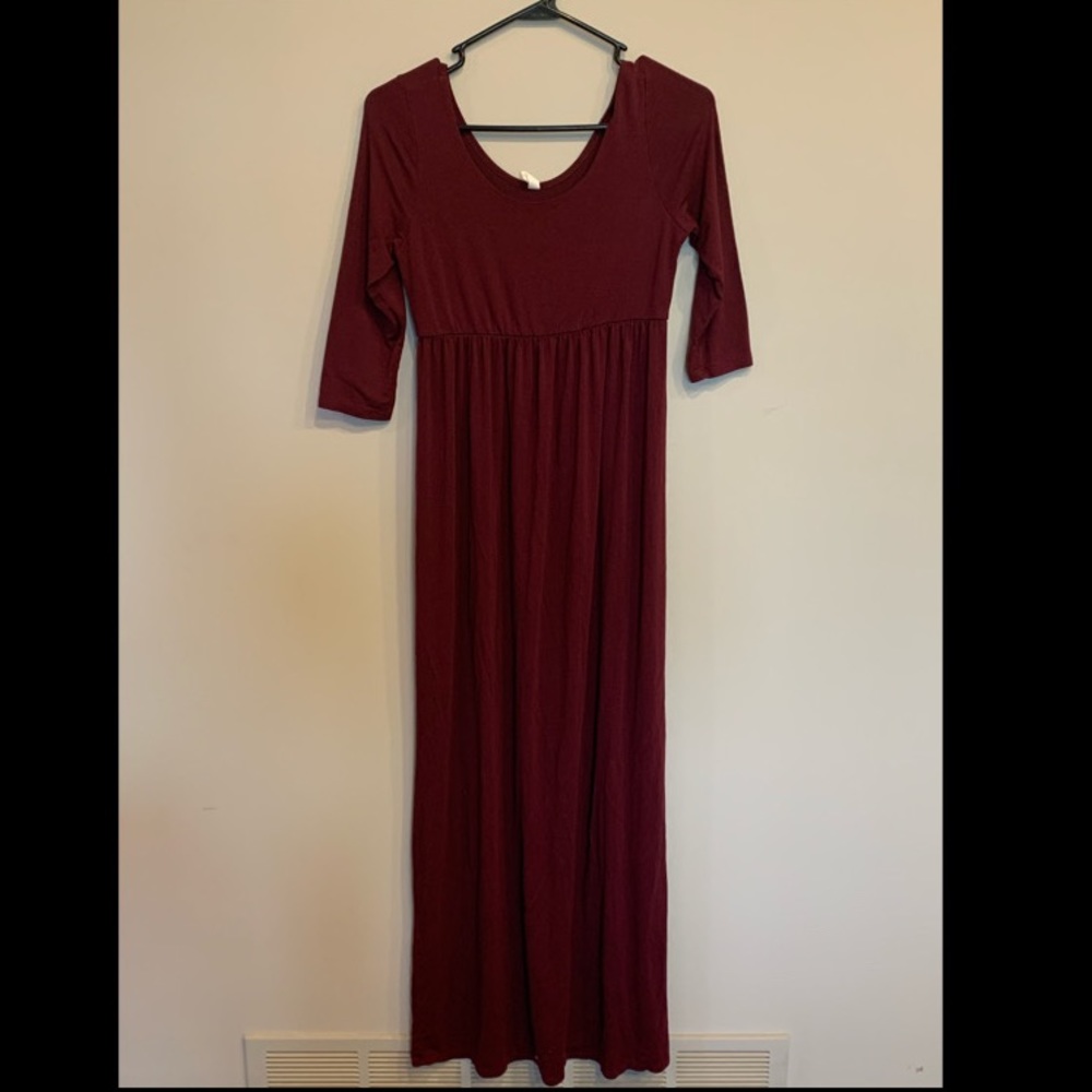 PinkBlush maternity maxi dress